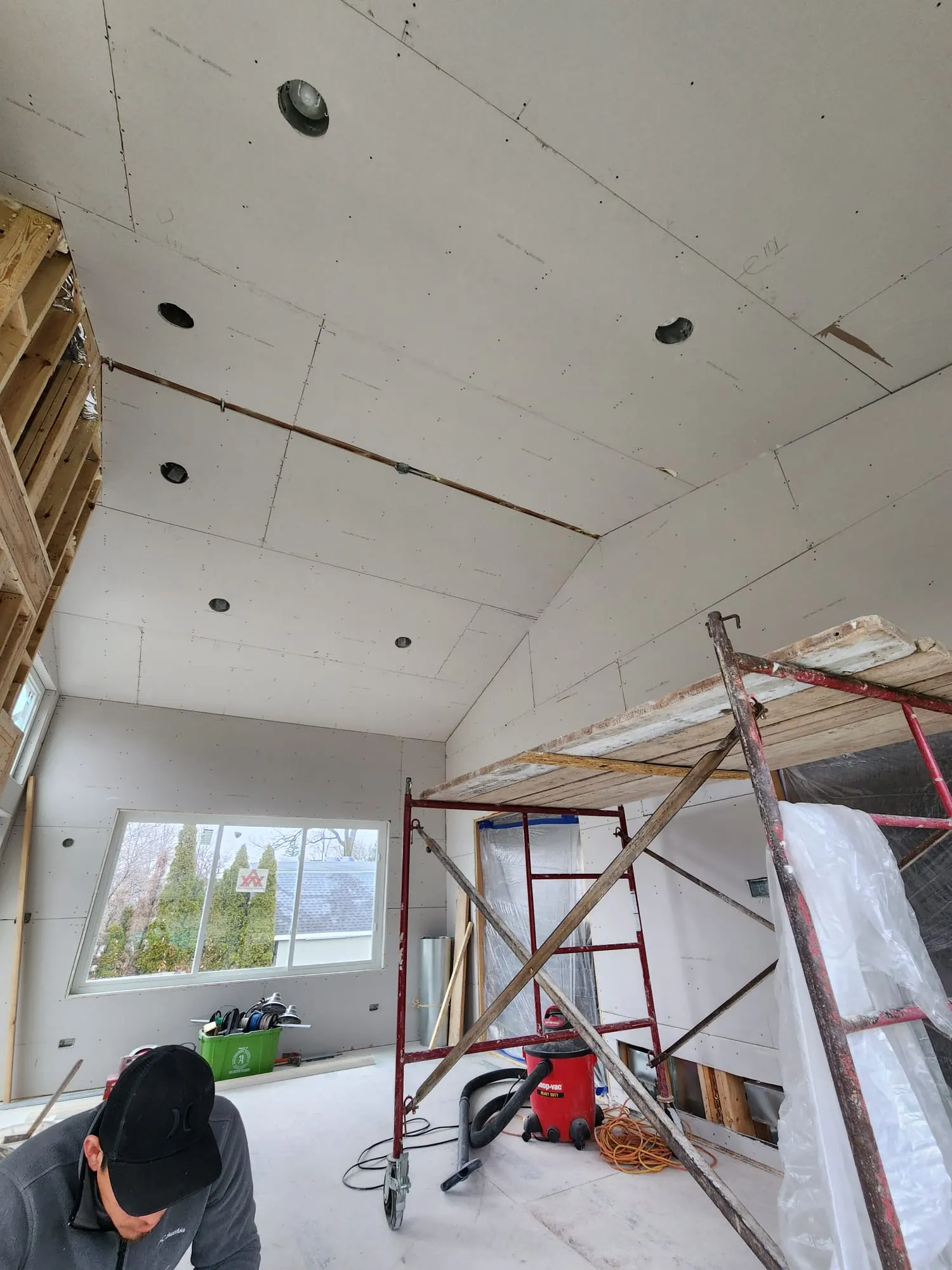 Basement drywall and framing install in Glendale Heights